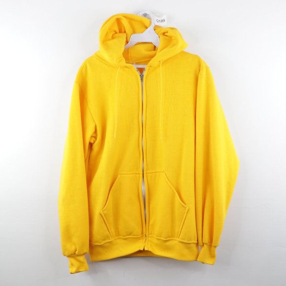blank full zip hoodie